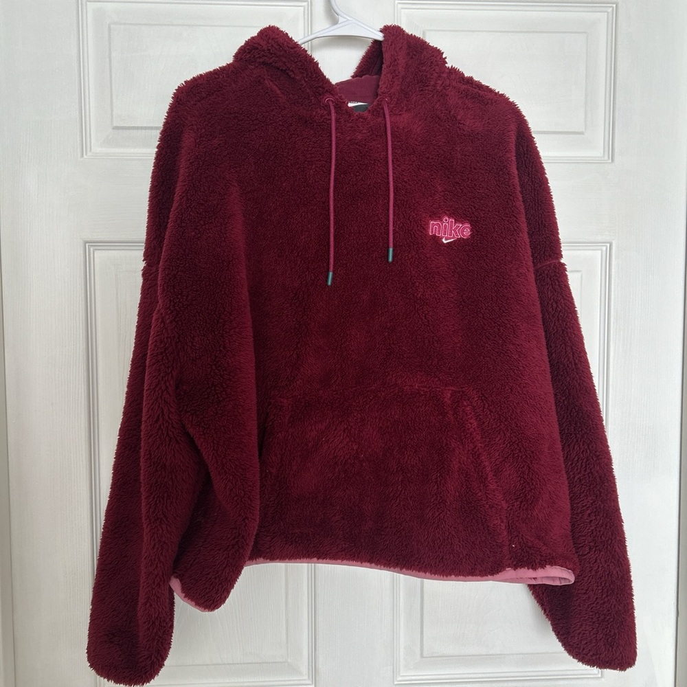 Nike Women's Maroon Fleece Sweater